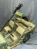 1/6 Scale WWII US Jeep - Ultimate Soldier - Weathered and Broken