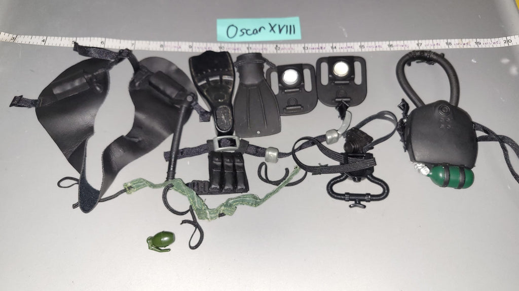 1/6 Modern Era Scuba Dive Gear Rebreather Set