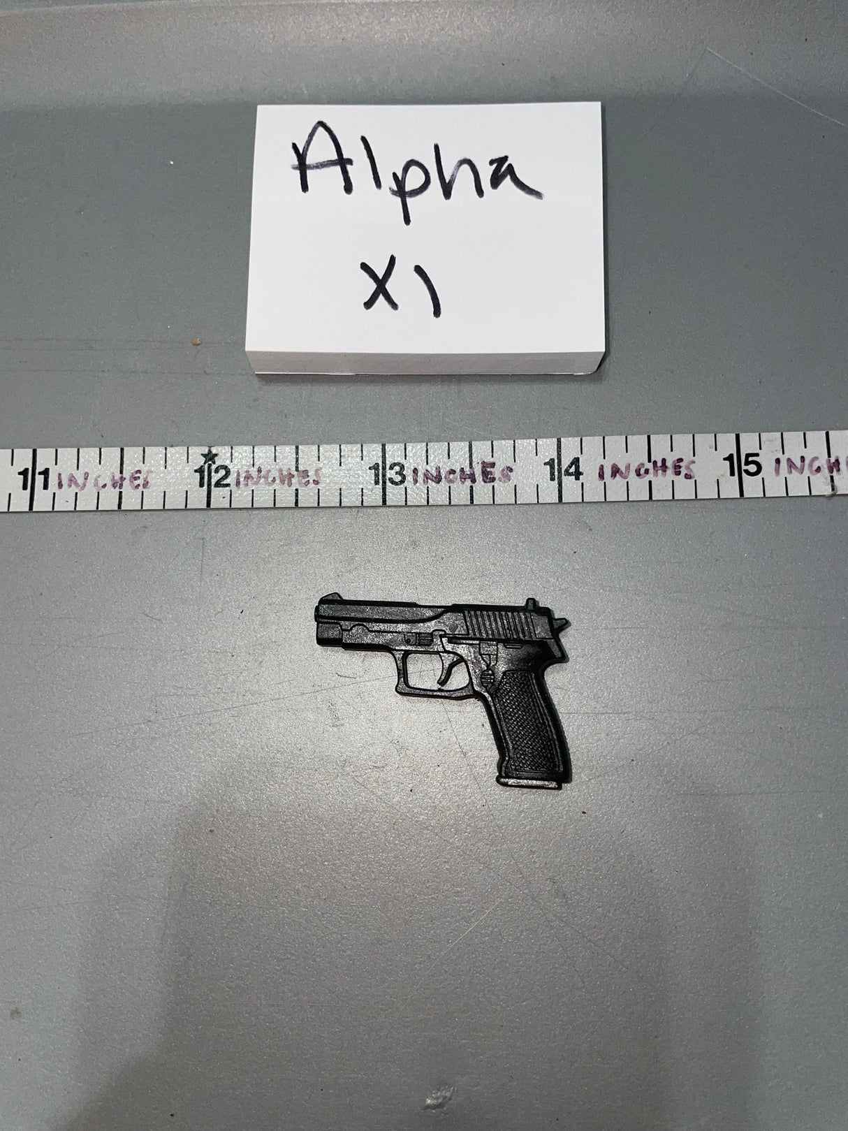 1/6 Scale Modern Pistol