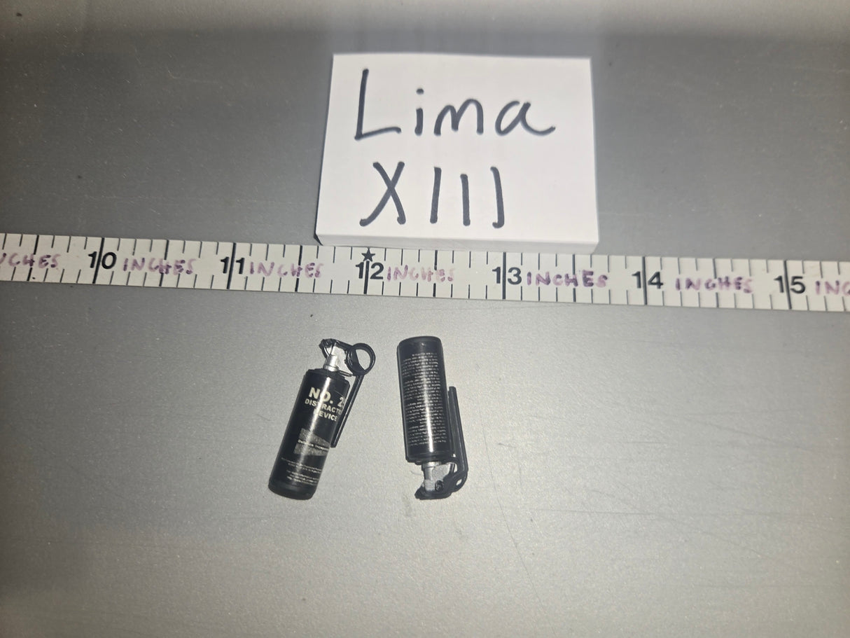 1/6 Scale Modern Police Flash Bang Lot -