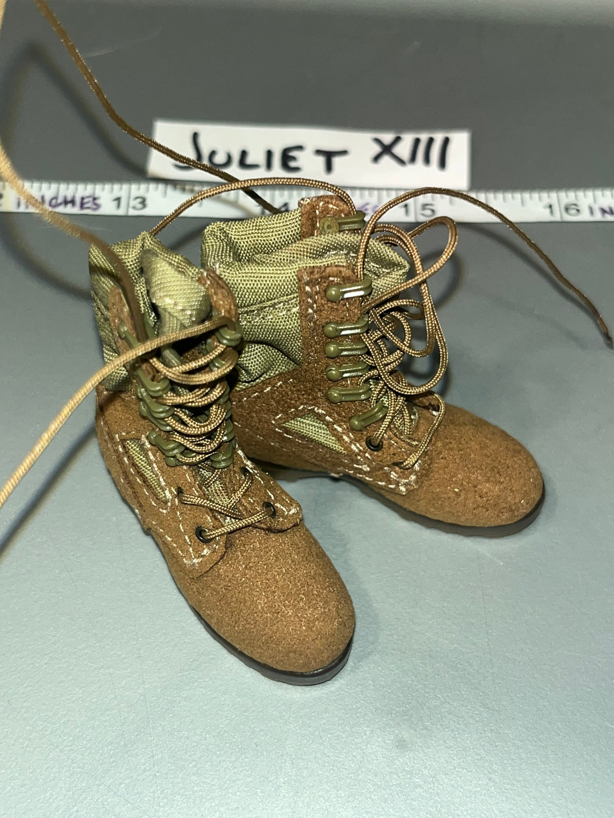 1/6 Scale Modern Era Cloth / Leather Combat Boots
