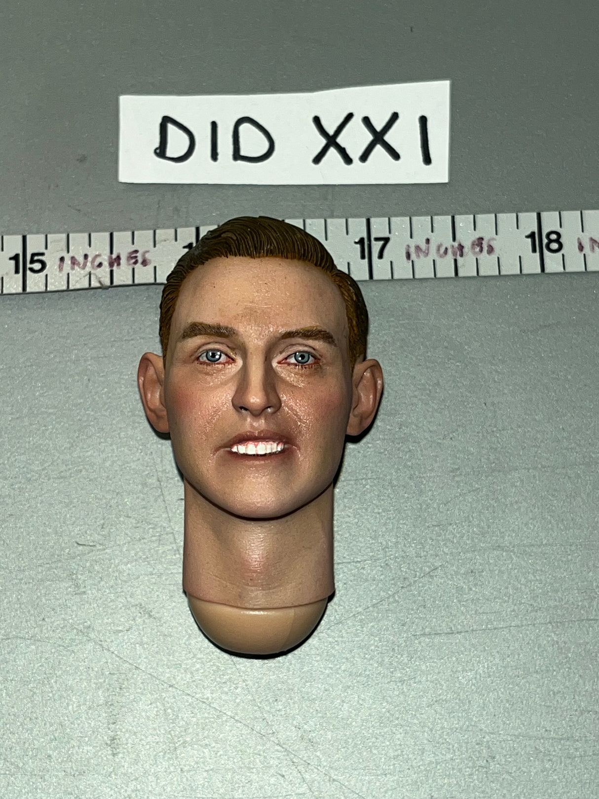 1/6 Scale DID WWII German Luftwaffe Pilot Erich Hartman Head Sculpt