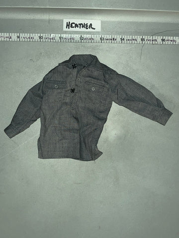 1/6 Scale WWII German Grey Work Shirt