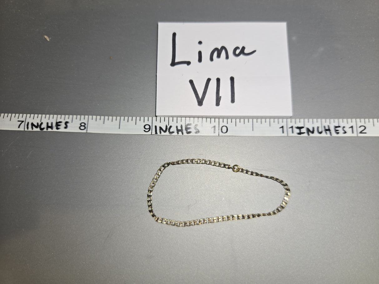 1/6 Scale Modern Era Civilian Silver Chain Necklace  - DAM Gangsters Kingdom