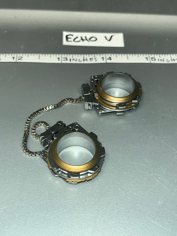 1/6 Scale Hot Toys Loki Hand Cuffs - Marvel Comics Science Fiction