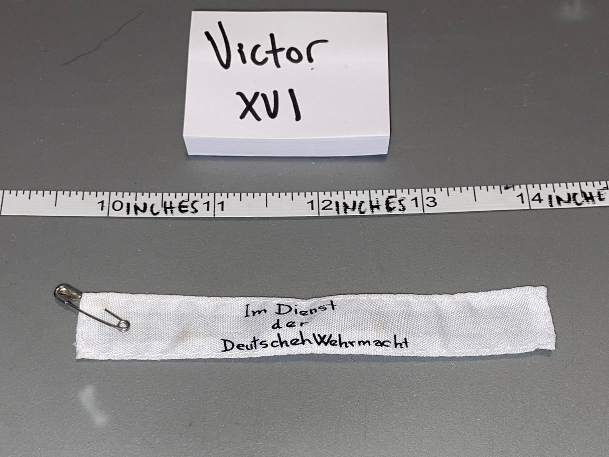 1/6 Scale WWII German Hiwi Arm Band