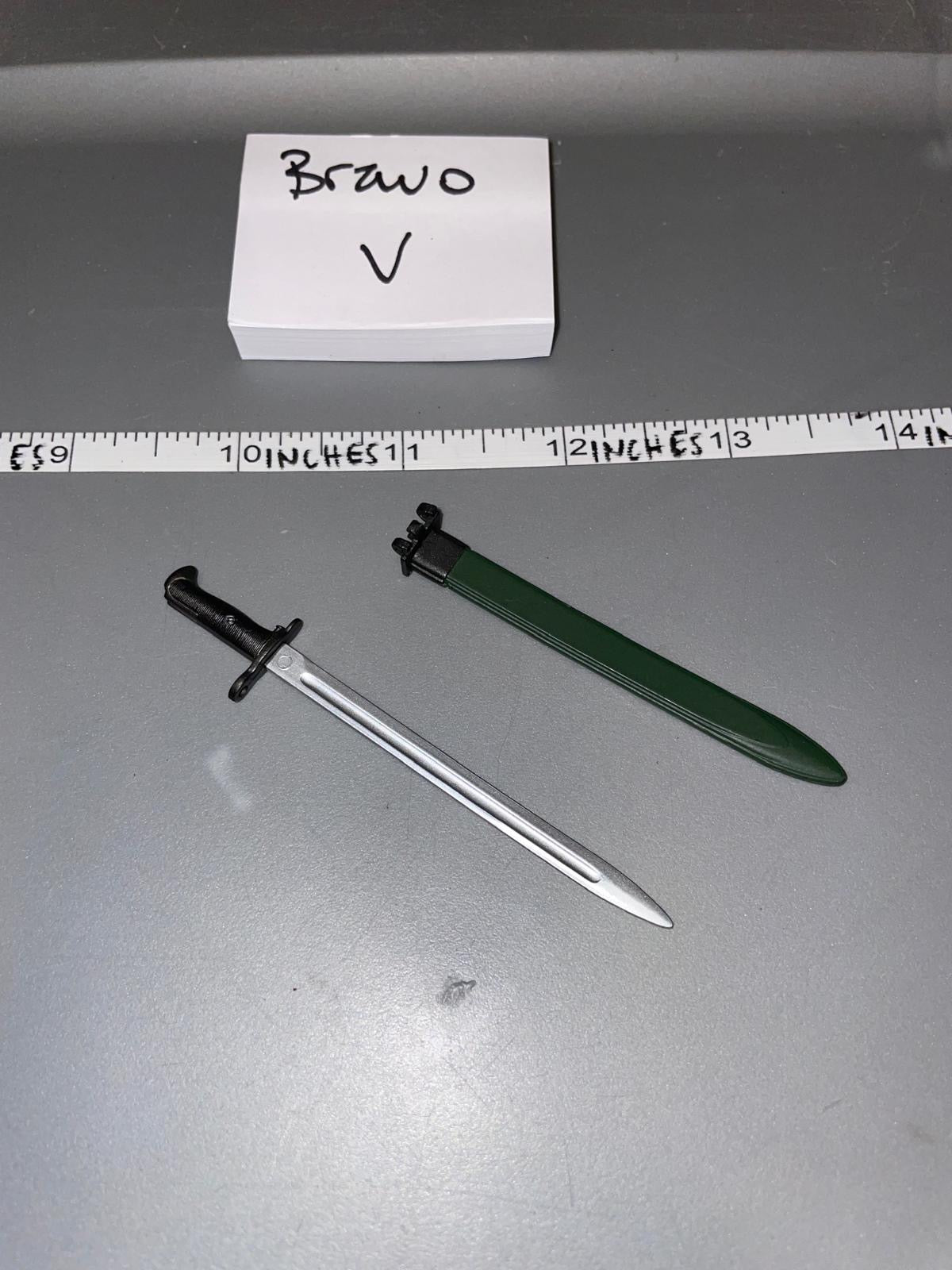 1/6 Scale WWII US M1 Bayonet and Sheath