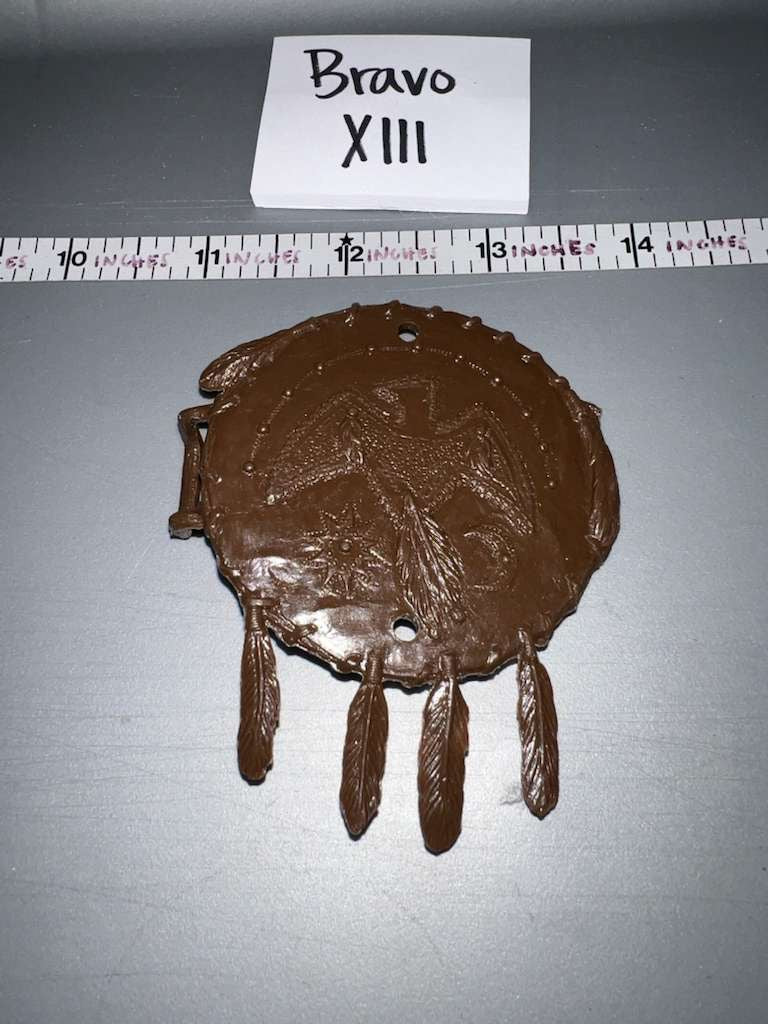 1/6 Scale Native American Shield - Johnny West