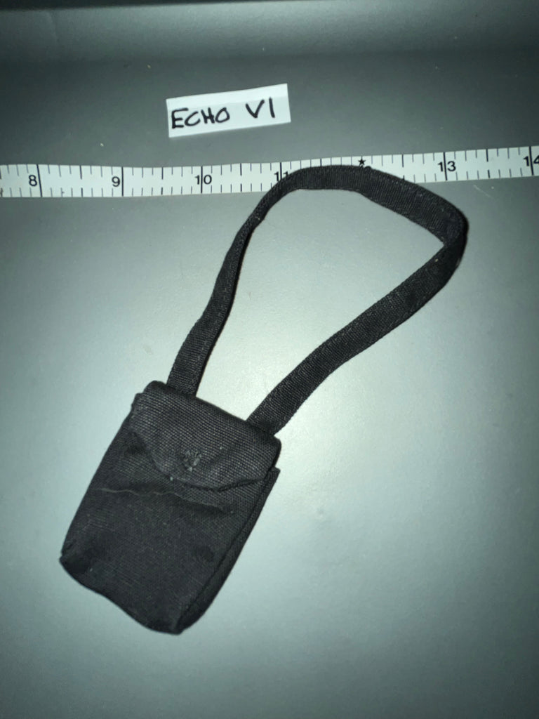 1/6 Scale Civil War Western Era Black Musette Bag