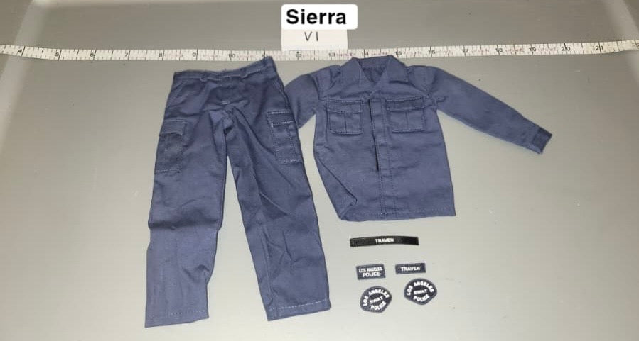 1/6 Scale Modern Era Police Blue BDU Uniform