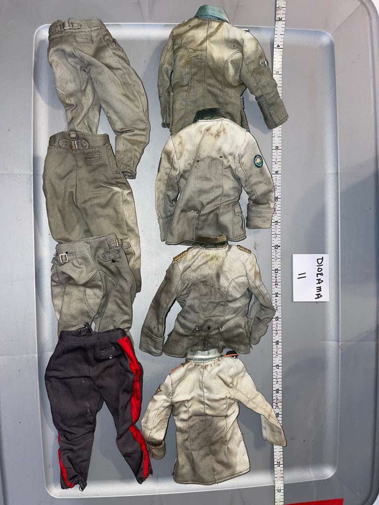 1/6 WWII German Weathered German Uniforms