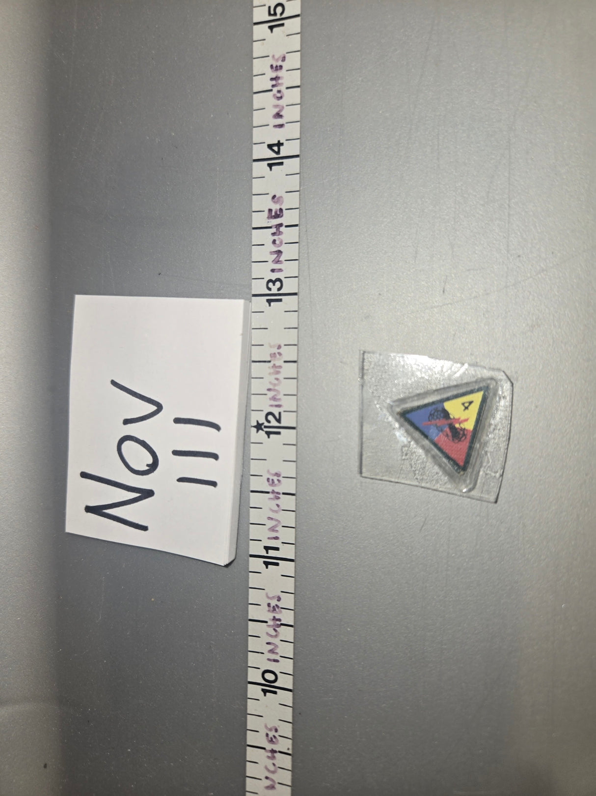 1:6 Scale WWII US 4th Armored Division Patch