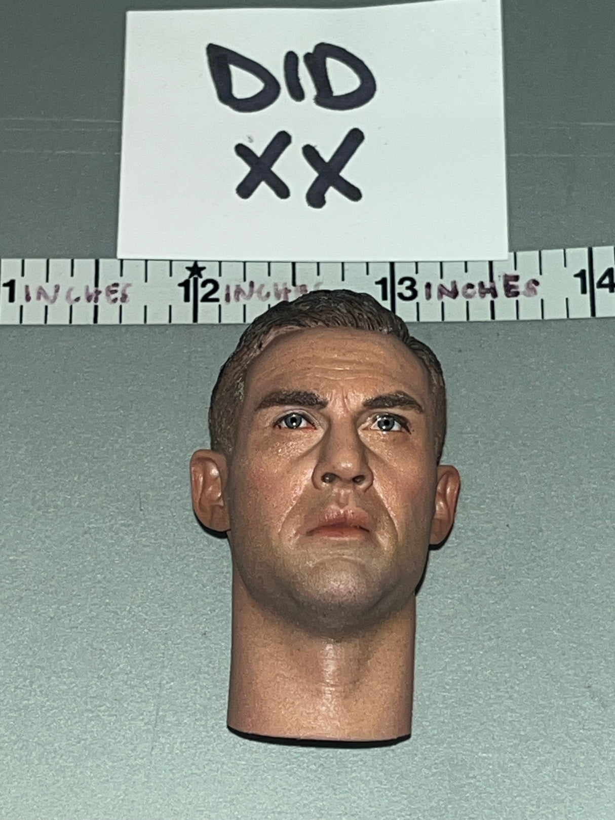 1/6 Scale WWII British Tom Hardy Head Sculpt - DID Royal Air Force Pilot Tom