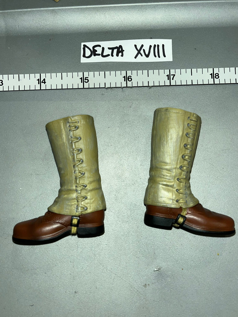 1/6 Scale WWII US Boondocker Boots and Leggings