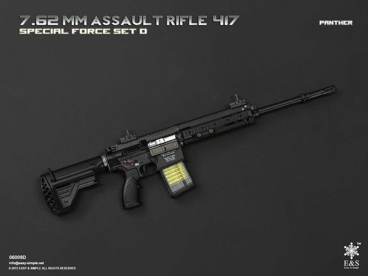 1/6 Scale Modern Era ASSAULT RIFLE 417 Weapons Set - NIB Easy and Simple Set D - OKWVIII