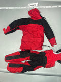 1/6 Scale Modern Mountain Search and Rescue Ski Suit Uniform