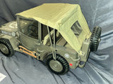 1/6 Scale WWII US Jeep - Ultimate Soldier - Weathered