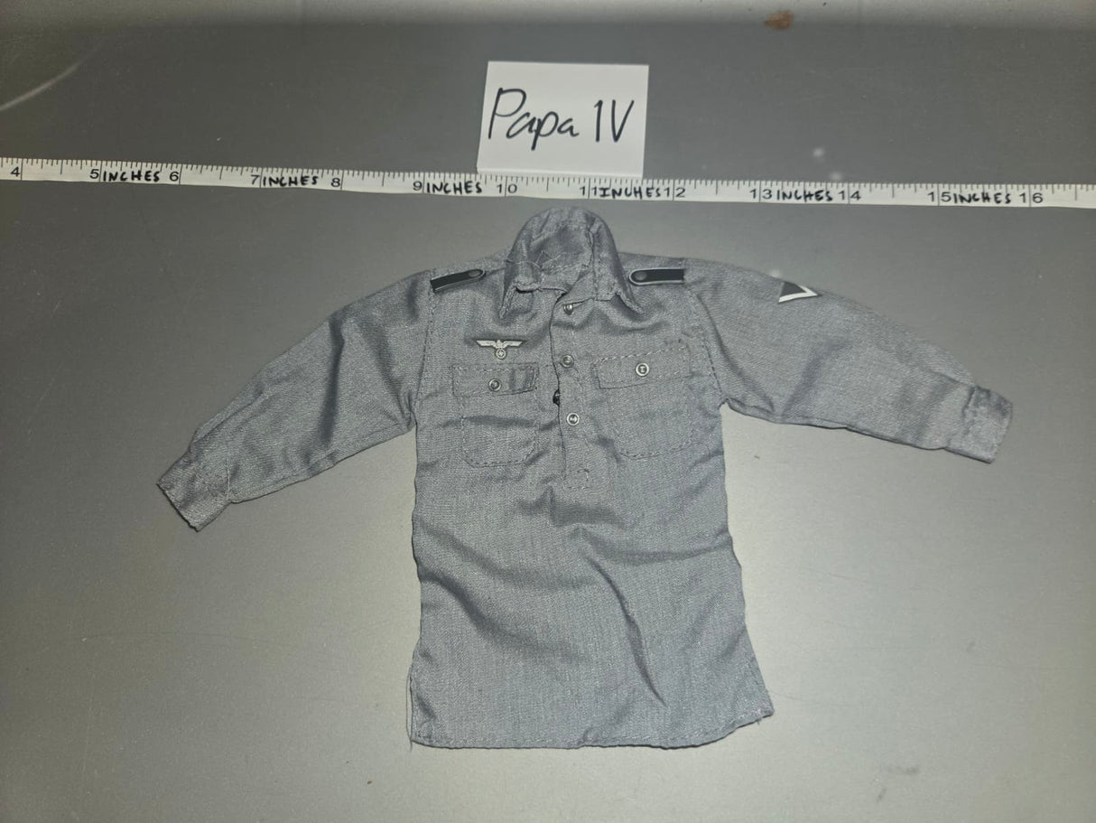 1/6 Scale WWII German Grey Work Shirt