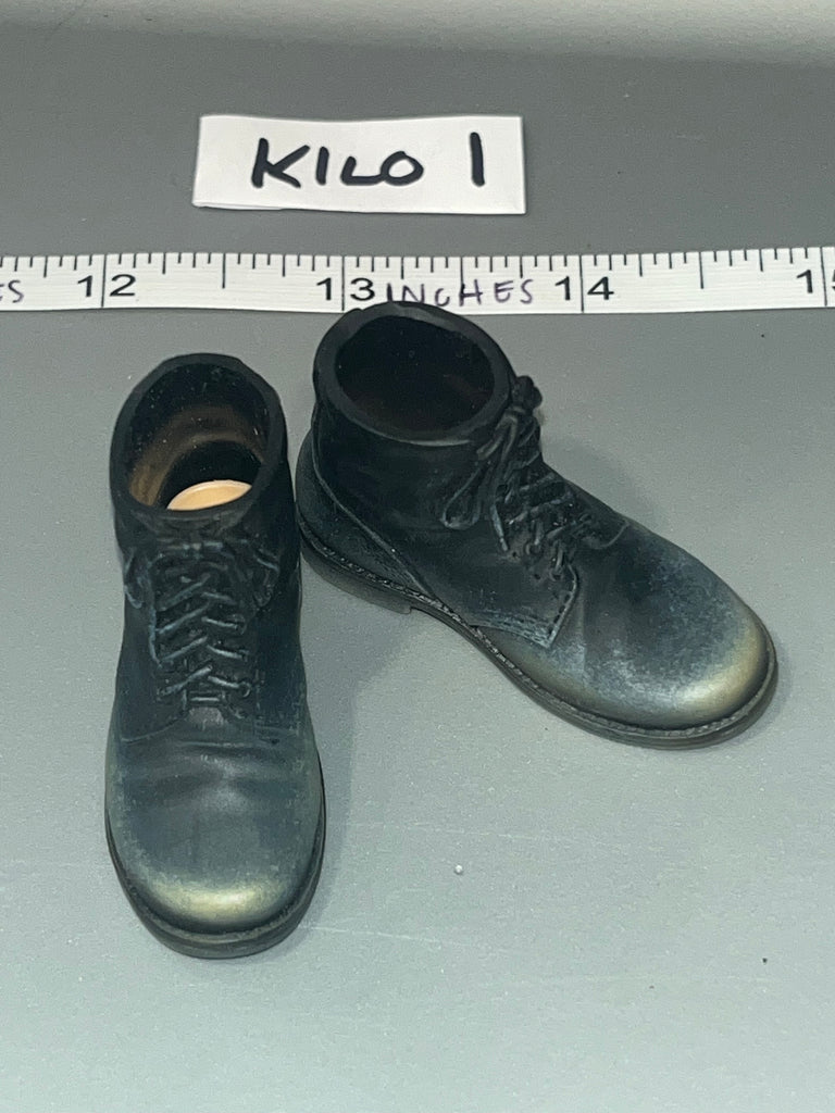 1/6 Scale WWII US Boondocker Boots - Navy