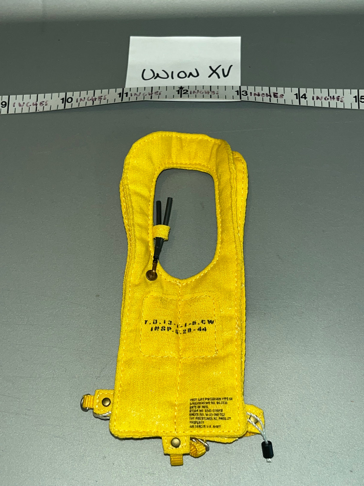 1:6 WWII US Bomber Crew Life Vest  - Aviator / Pilot