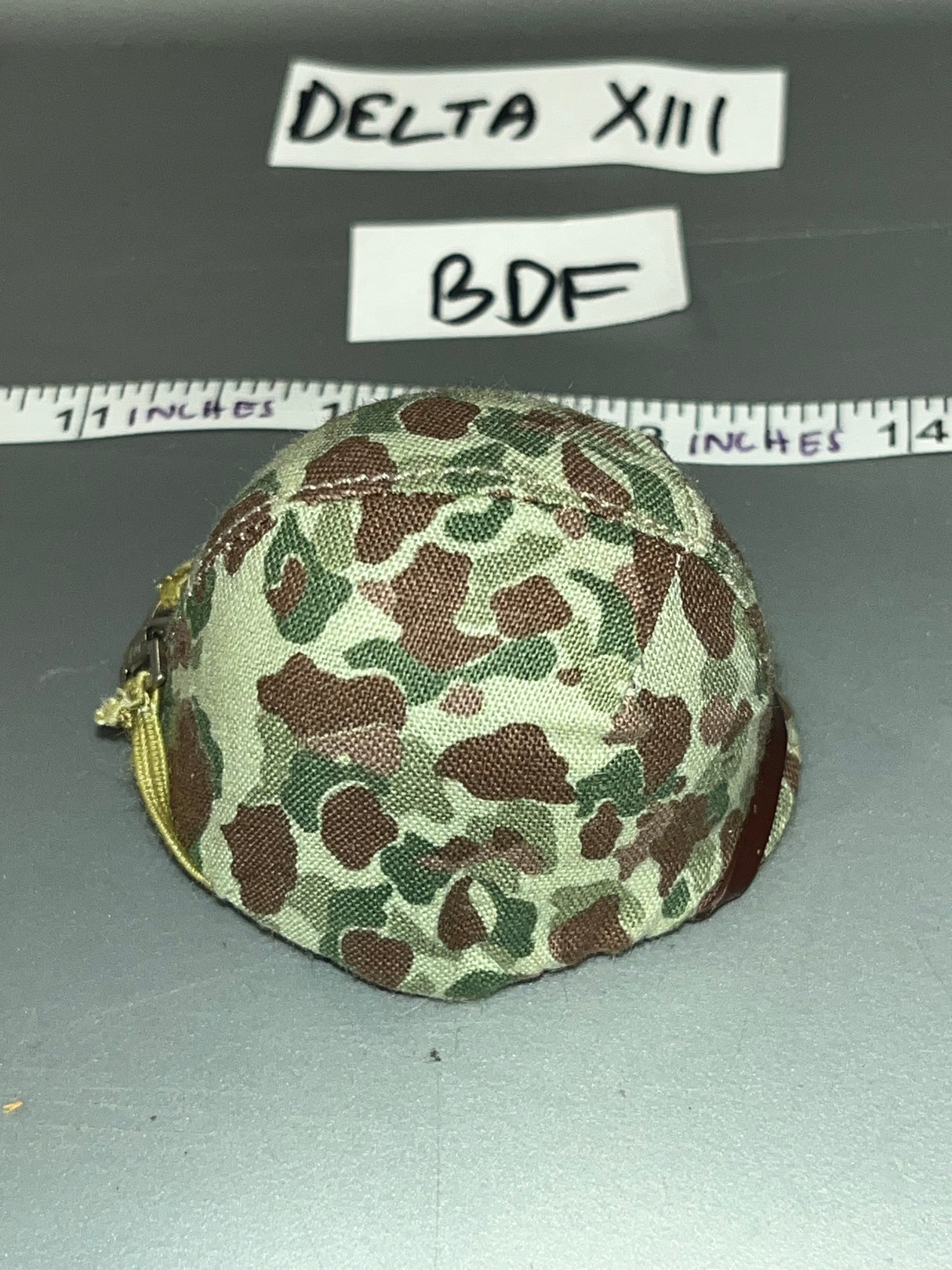1/6 Scale WWII US Helmet -  Marine - BDF