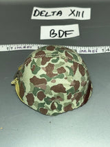 1/6 Scale WWII US Helmet -  Marine - BDF