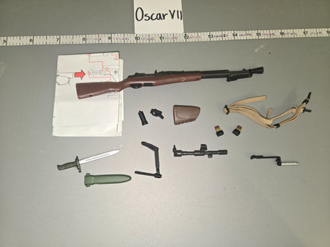1/6 Scale WWII US M1 Rifle Set
