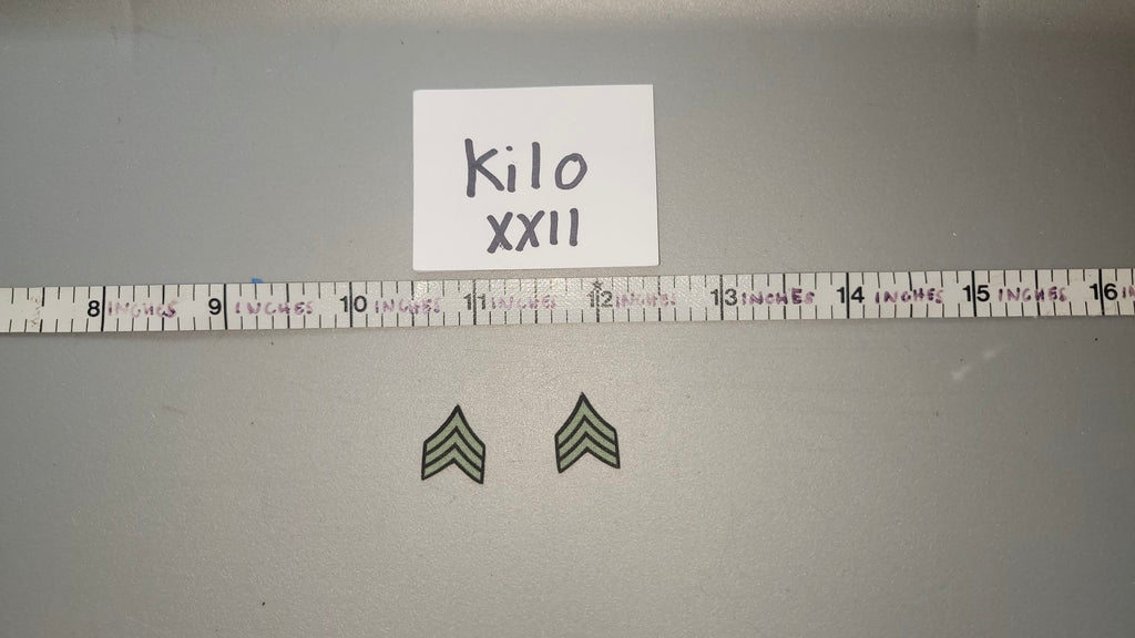 1/6 Scale WWII US Rank Insignia