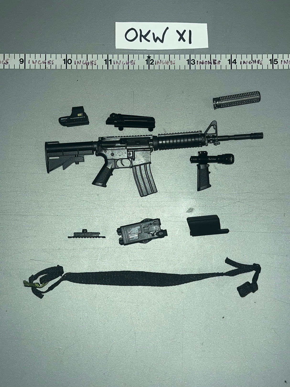 1/6 Scale Modern M-4 Rifle Lot  - UJINDOU Tora Bora Delta Force UD9046A