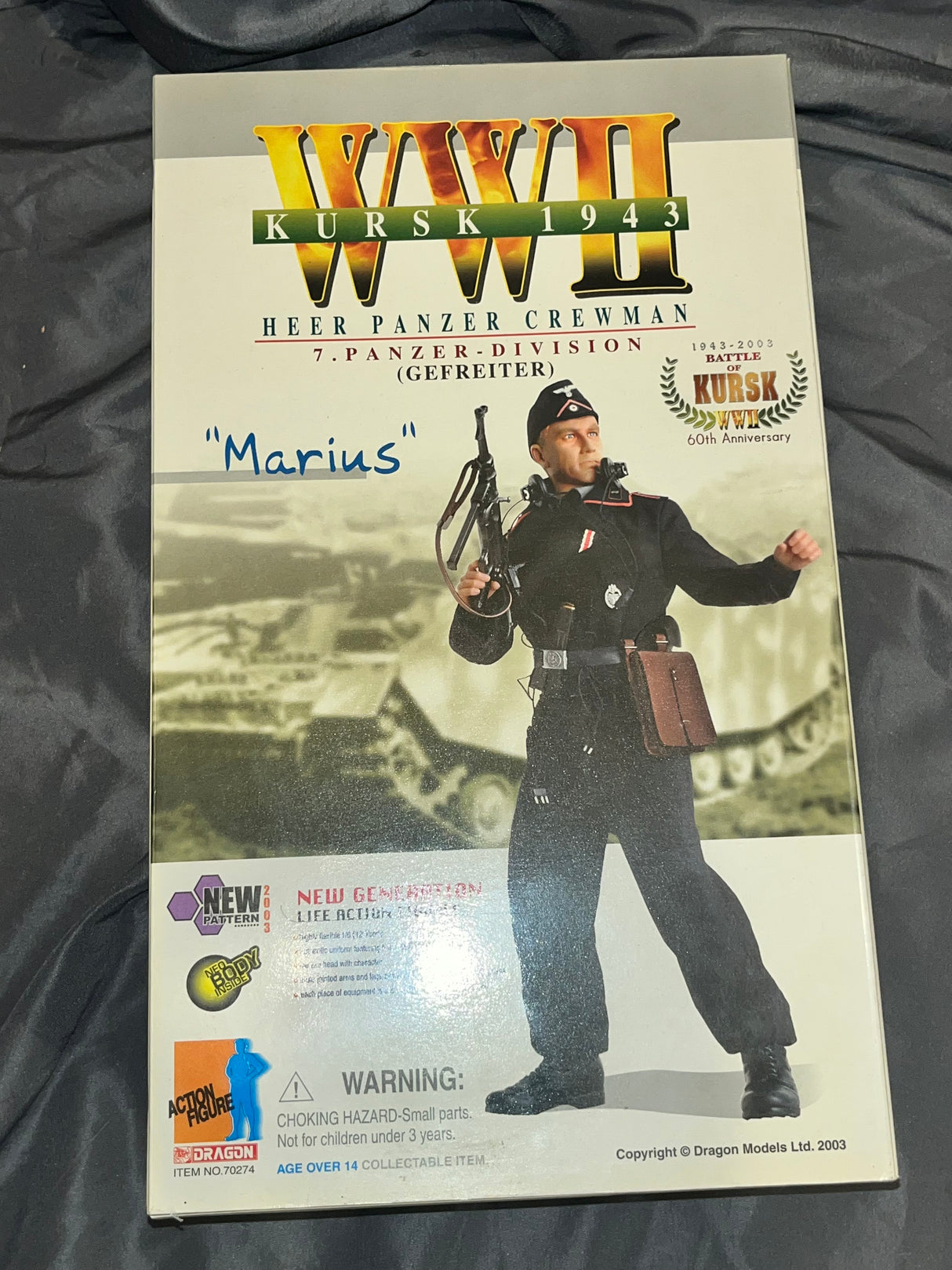 1/6 Scale WWII GERMAN HEER PANZER CREWMAN 7. PANZER DIVISION (GEFREITER) - Marius - NIB Dragon
