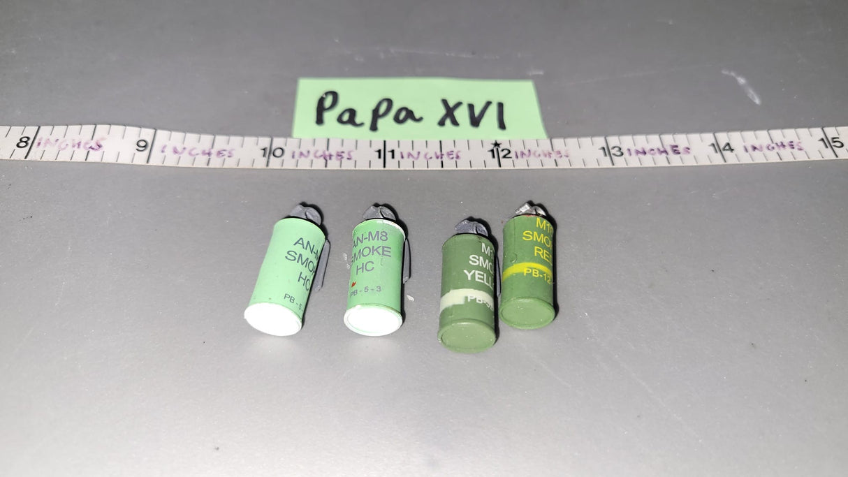 1/6 Scale Vietnam US Grenade Lot