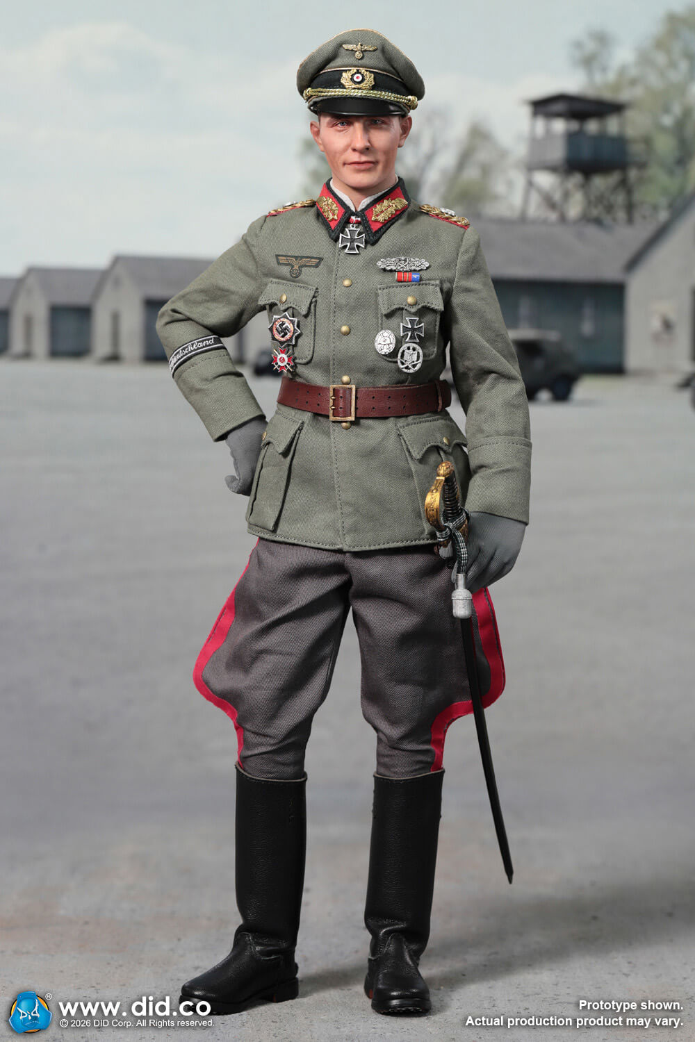 1/6 Scale WWII German Wehrmacht Officer – Otto Remer - NIB DID D80194