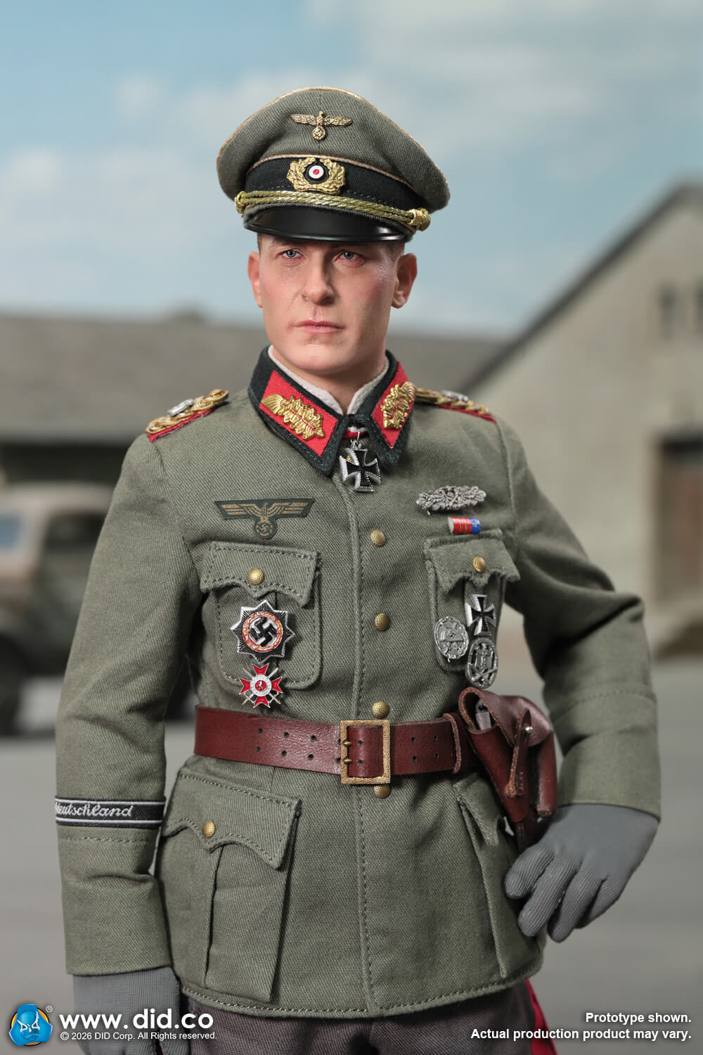 1/6 Scale WWII German Wehrmacht Officer – Otto Remer - NIB DID D80194
