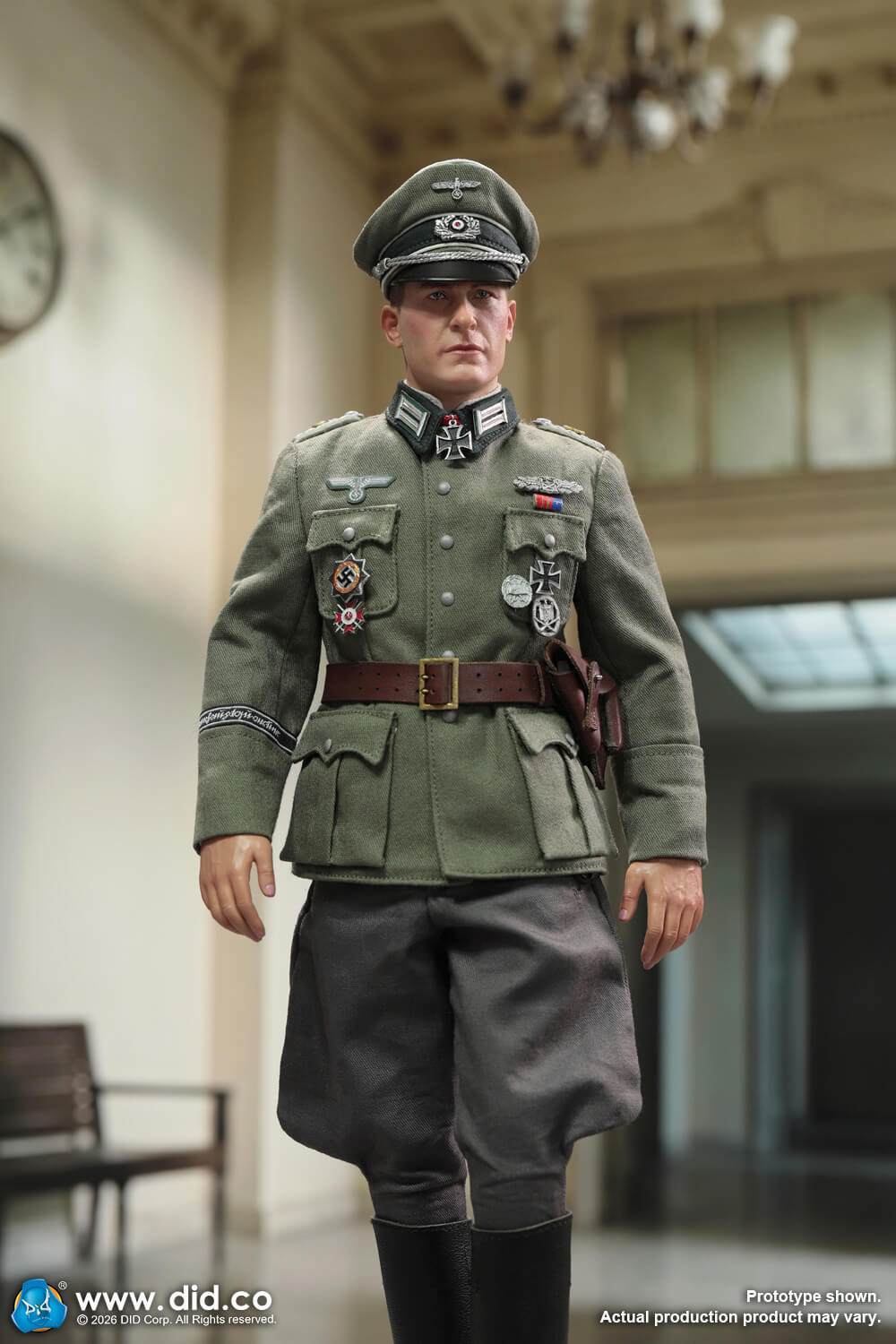 1/6 Scale WWII German Wehrmacht Officer – Otto Remer - NIB DID D80194