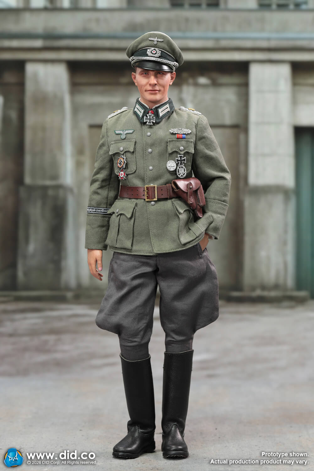 1/6 Scale WWII German Wehrmacht Officer – Otto Remer - NIB DID D80194