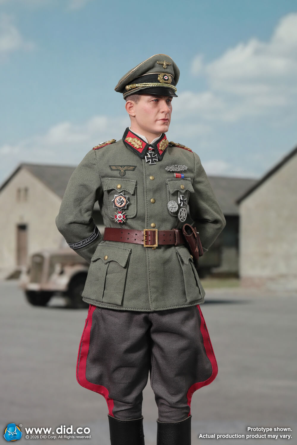 1/6 Scale WWII German Wehrmacht Officer – Otto Remer - NIB DID D80194