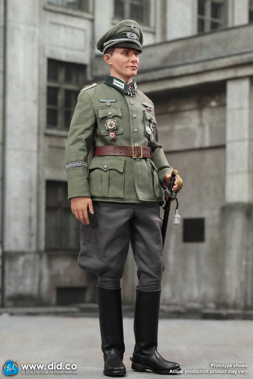 1/6 Scale WWII German Wehrmacht Officer – Otto Remer - NIB DID D80194