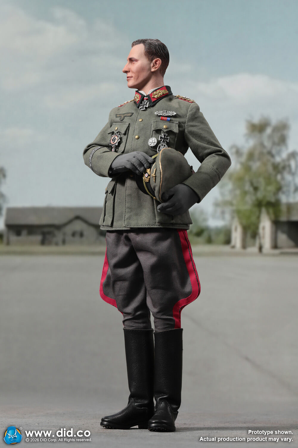 1/6 Scale WWII German Wehrmacht Officer – Otto Remer - NIB DID D80194
