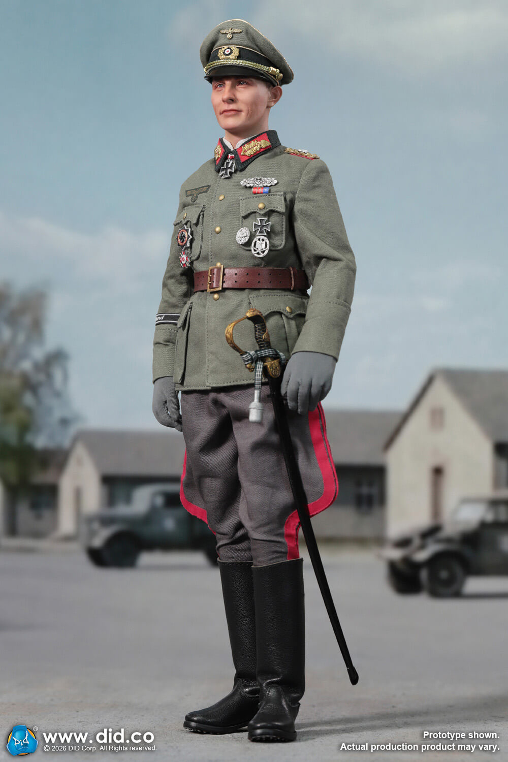 1/6 Scale WWII German Wehrmacht Officer – Otto Remer - NIB DID D80194