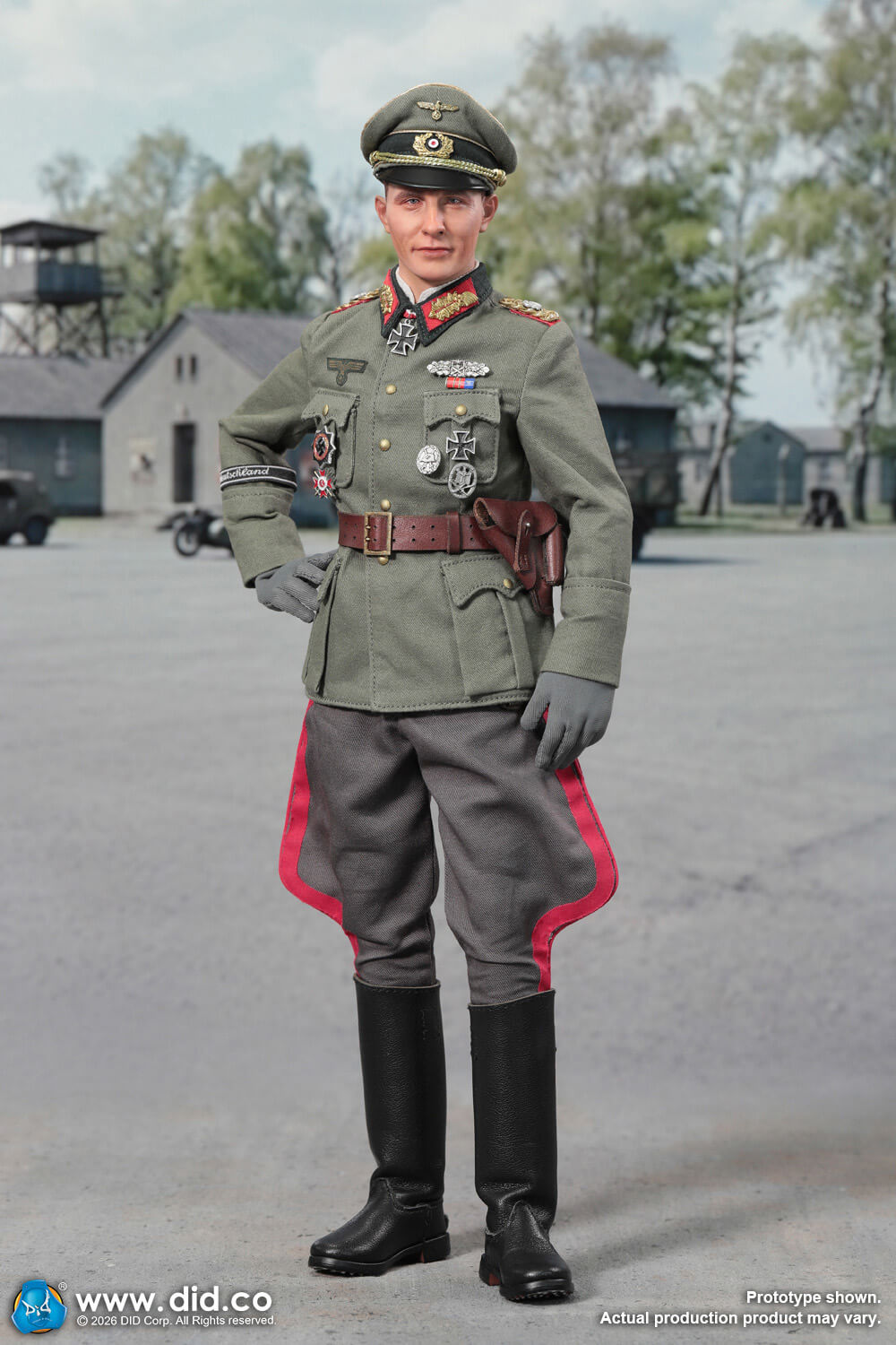 1/6 Scale WWII German Wehrmacht Officer – Otto Remer - NIB DID D80194