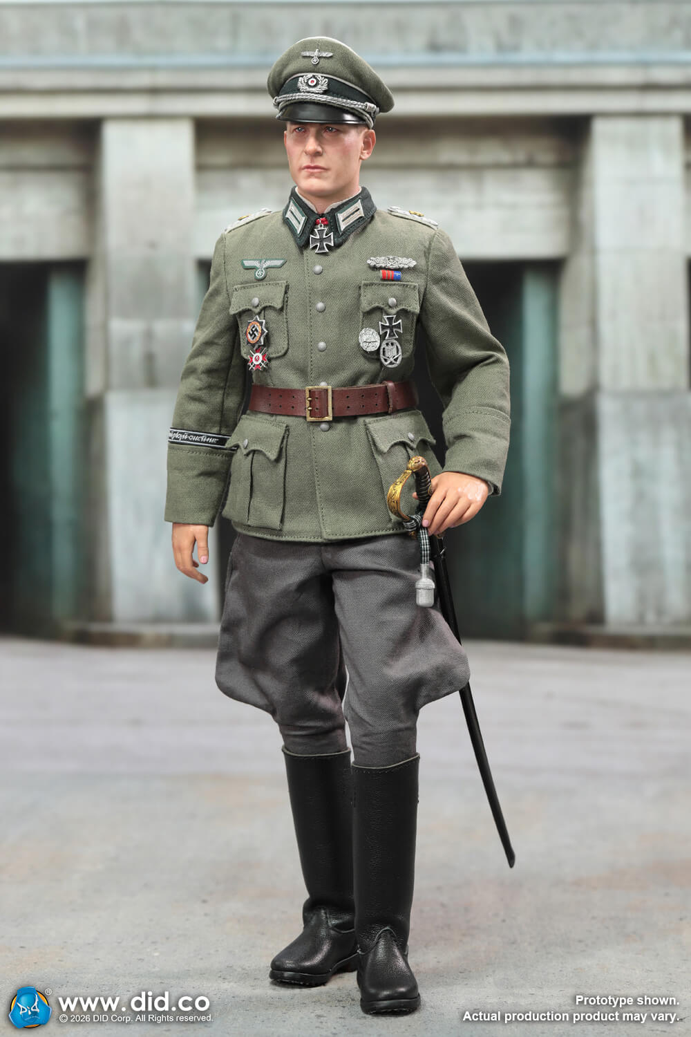 1/6 Scale WWII German Wehrmacht Officer – Otto Remer - NIB DID D80194