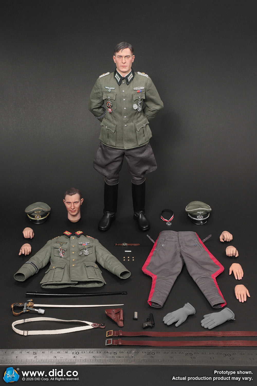 1/6 Scale WWII German Wehrmacht Officer – Otto Remer - NIB DID D80194