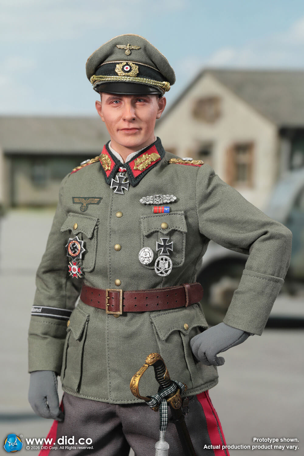 1/6 Scale WWII German Wehrmacht Officer – Otto Remer - NIB DID D80194