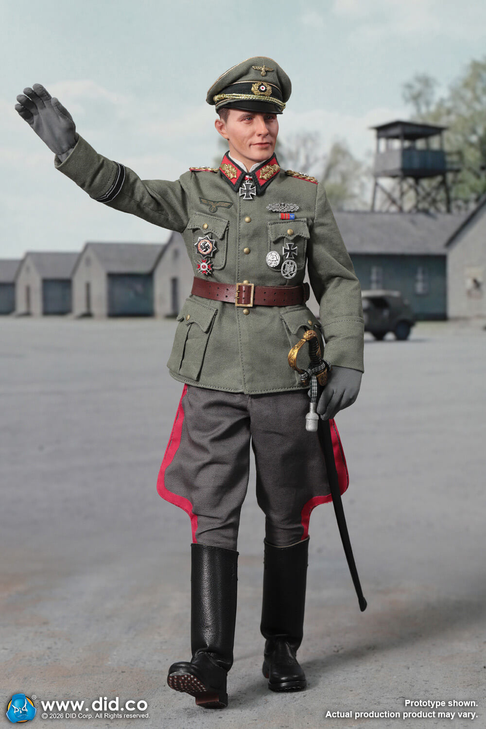 1/6 Scale WWII German Wehrmacht Officer – Otto Remer - NIB DID D80194