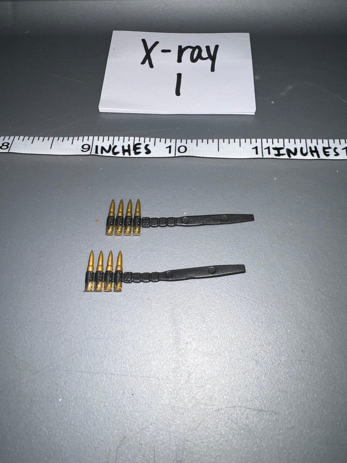 1:6 WWII German Machine Gun Ammunition Belt Strip Lot