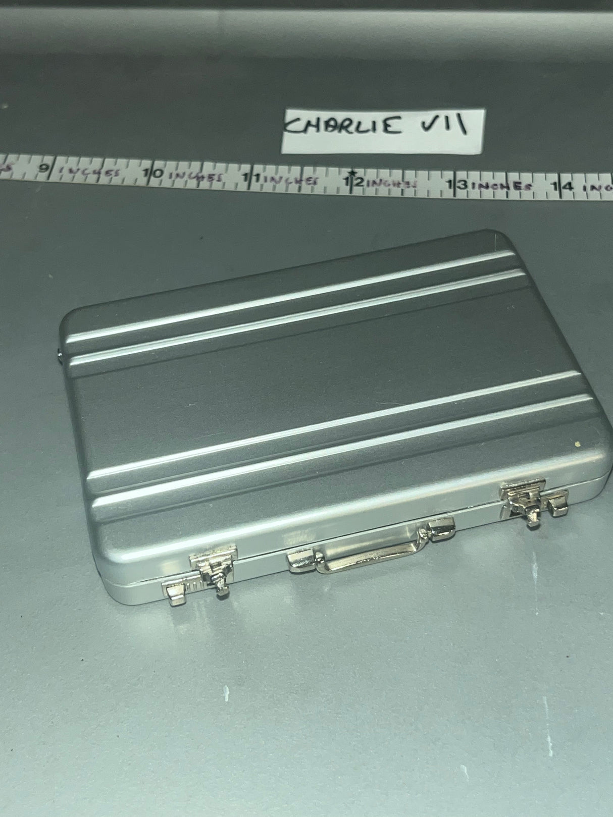 1/6 Scale Modern Era Suitcase - Metal - With Money