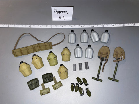 1/6 Scale WWII US Web Gear Lot -