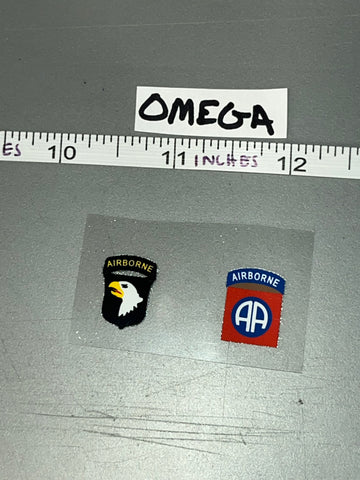 1:6 Scale WWII US Paratrooper Patch Lot