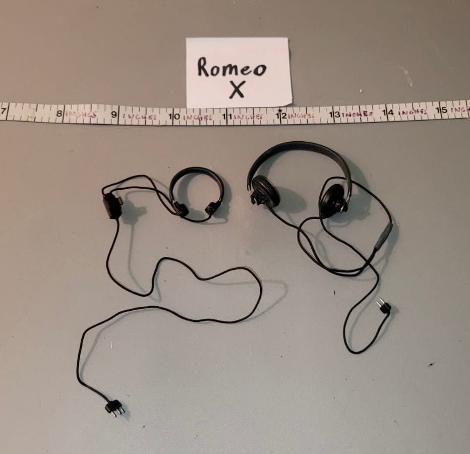 1/6 Scale WWII German Tanker Headphones