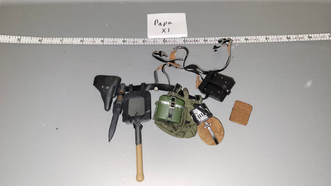 1/6 Scale WWII German Field Gear Lot